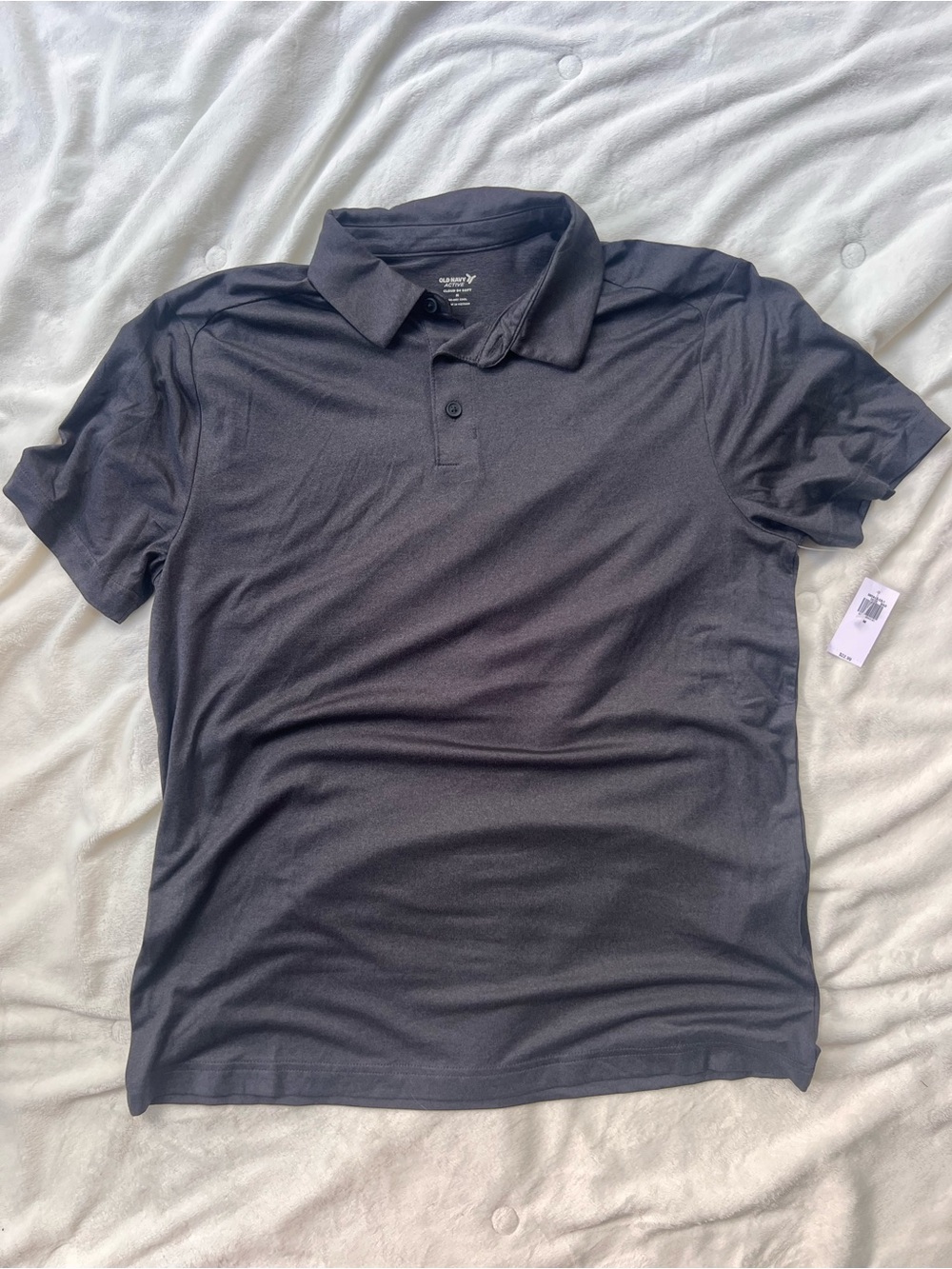Men's Old Navy Blue Performance Polo Shirt -NWT